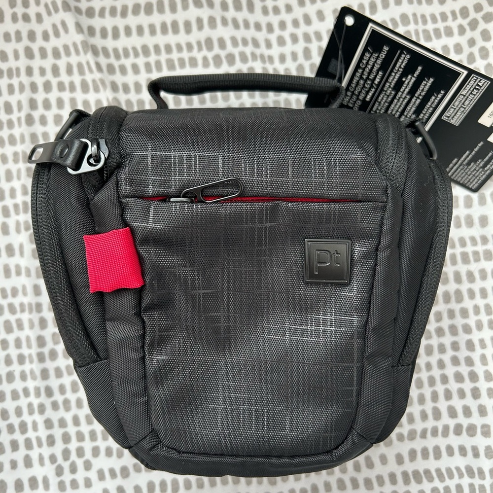 Black and Red DSLR Camera Bag